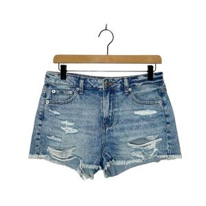 American Eagle Outfitters‎ Distressed Cut off Denim Jean Shorts 2